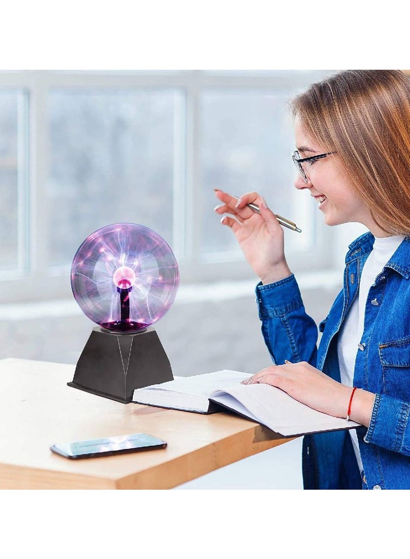 Plasma Ball Novelty Magic Crystal Touch Lamp 220V LED Night Light Child Nightlight Birthday Kids Decor Gift Lighting - Image 4