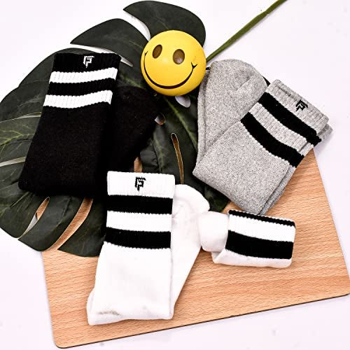 FOOTPRINTS Kids Unisex Organic Cotton & Bamboo Sports Socks | Multicolor | Pack of 3 (9-12 Years) - Image 4