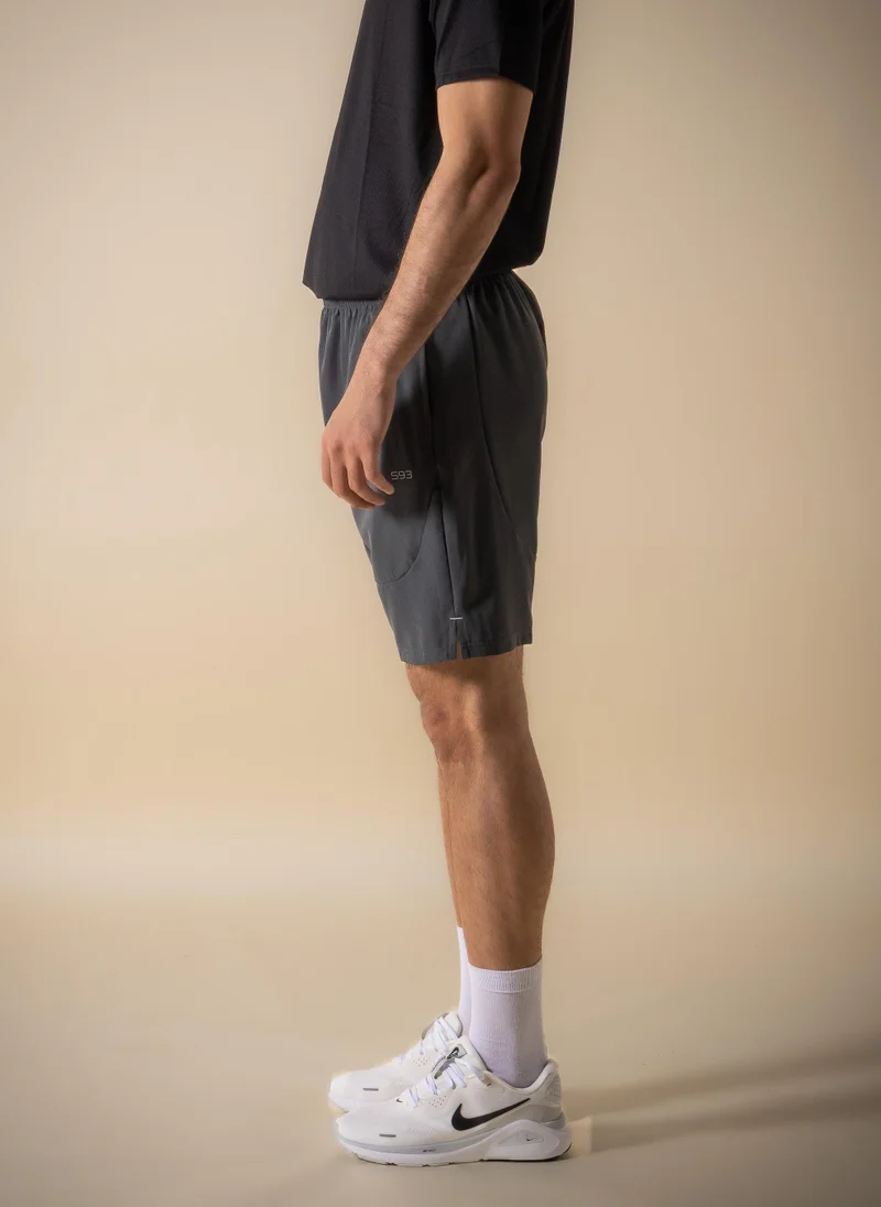 Shapes Grey S93 LIGHTWEIGHT TECHNICAL SHORTS for Men | Best Price UAE