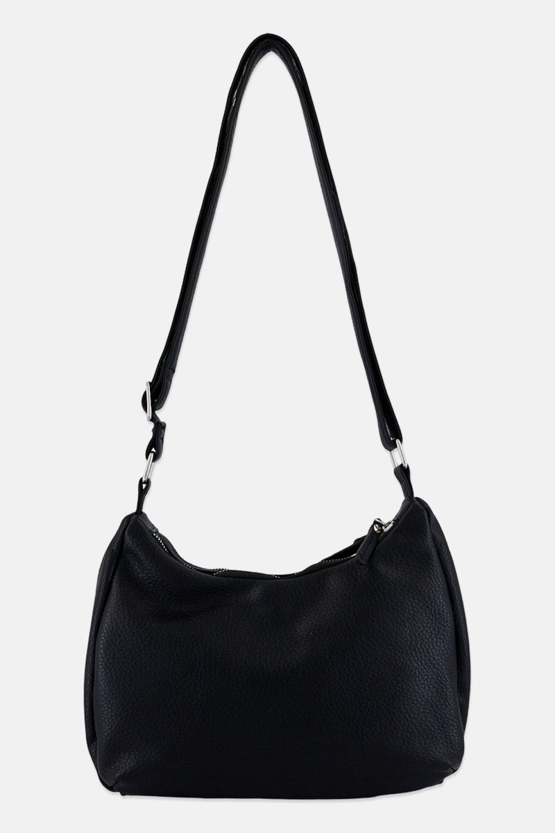 Lasocki Women Brand Logo Cross Body Bag, Black - Image 3