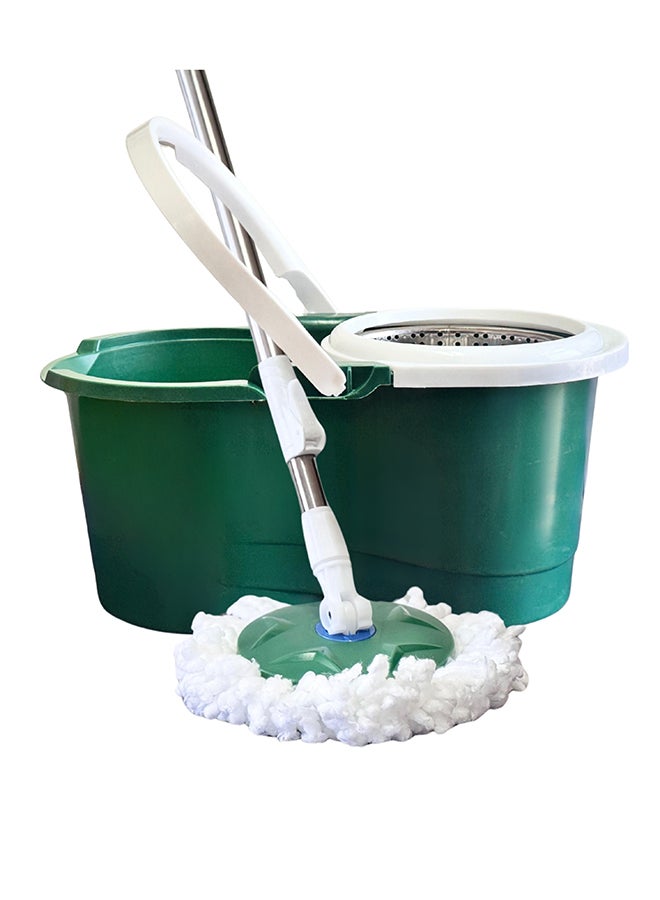 Feelings Floating Spin Mop with Wheels, 180° Rotating Bucket System, 108cm Handle Length, 24cm Mop Head  - Image 1