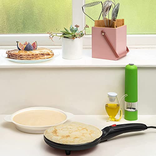 COLBEX Electric Griddle Crepe Maker Hot Plate Cooktop Non-stick Coating Automatic Temperature Control, Dosa Maker, Dhosa, Fully automatic pancake pan (220V-240V, 900W) - Image 2