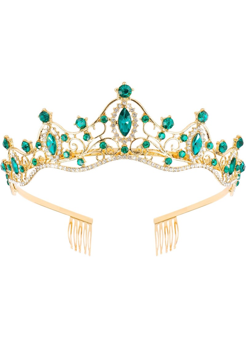 Didder - Didder Classic Crystal Tiaras and Crowns for Women and Girls Queen Crown Princess Tiara Wedding Birthday Prom Headpiece - Image 1