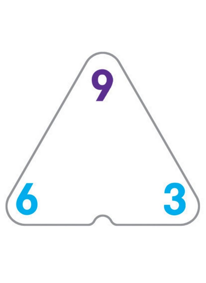 Trend Enterprises - Trend Enterprises: Three-Corner Addition and Subtraction Flash Cards, Interactive Self-Checking Cards, Exciting Way for Everyone to Learn, 48 Two-Sided Cards Included, Ages 6 and Up - Image 1