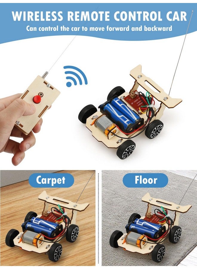 Poraxy Stem Model Car Kits, Toys For Boys Age 8-12, 5 In 1 Kids Wood Building Kit 8-10, 3D Wooden Puzzles, Educational Science Crafts Kits, Birthday Gifts For 8 9 10 11 12 13 14 Years Old Boys - Image 4