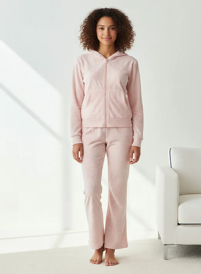 سبلاش فيڤ طقم بيجامة بغطاء رأس وسروال