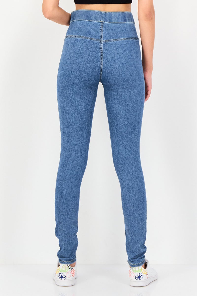 ONLY جدي باي أونلي نساء ملابس عادية تناسب الجسم بلون أزرق فاتح - Image 3