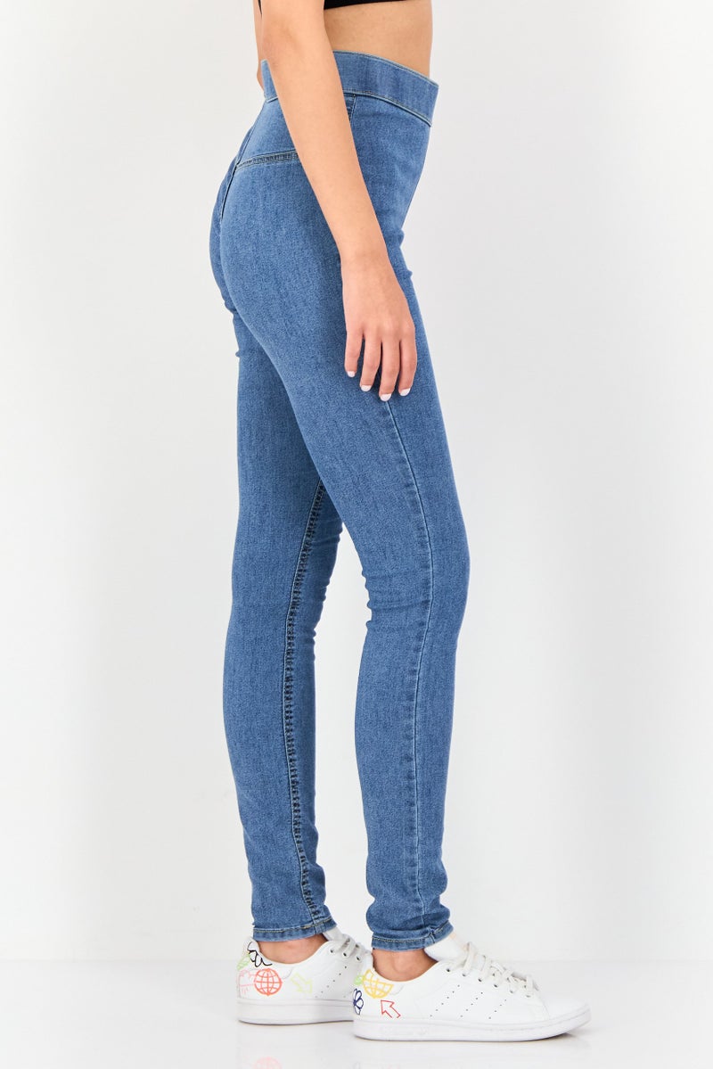 ONLY Jdy By Only Women Regular Fit Solid Stretchable Jennings, Light Blue - Image 2