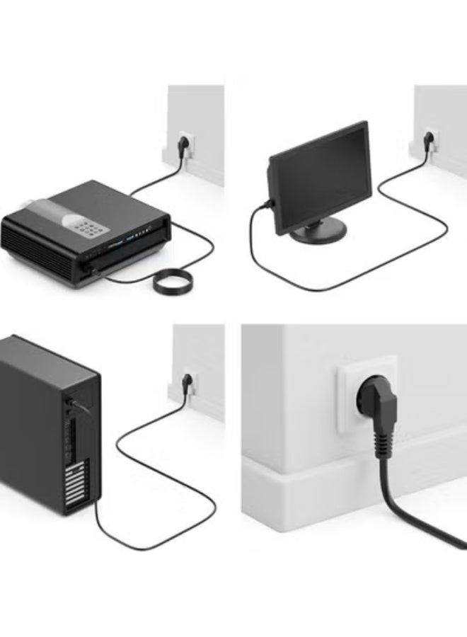 Power Cable 3-Pin – Durable & Safe Euro Plug – 1.2m Long for Daily Use - Image 2