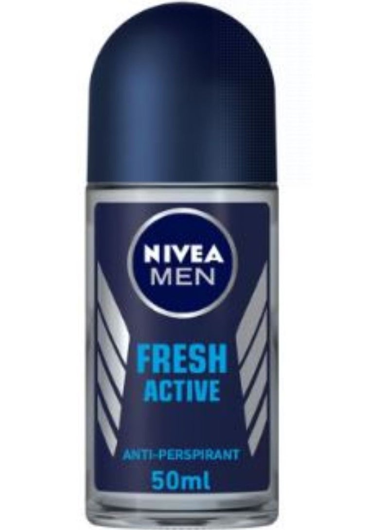 نيفيا مزيل عرق رول رجالى فريش اكتيف 50مل - Image 1