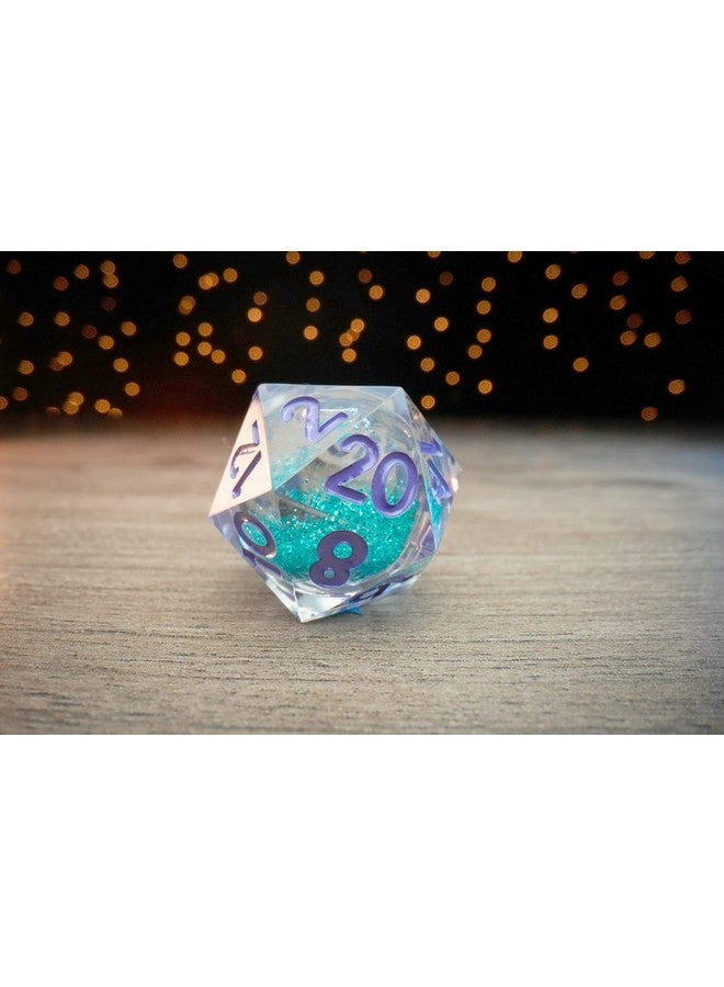 Metallic Dice Games FanRoll Individual d20 Elixir Liquid Core DND Dice Set, Disco Vibes, Role Playing Game Dice for Dungeons and Dragons - Image 3