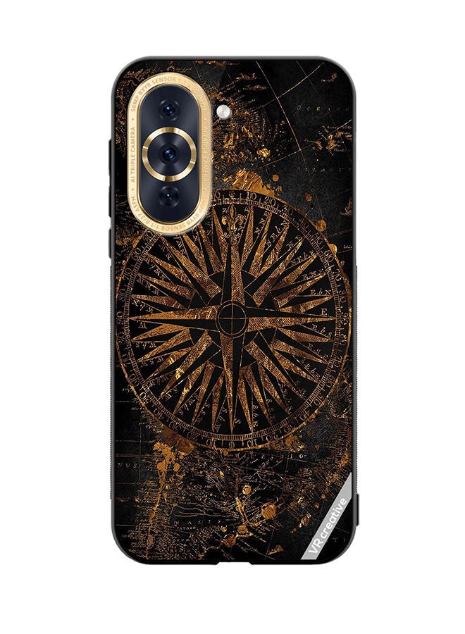 VR CREATIVE Protective Case Cover For Huawei Nova 10 Brown Shield Design Multicolour - Image 1