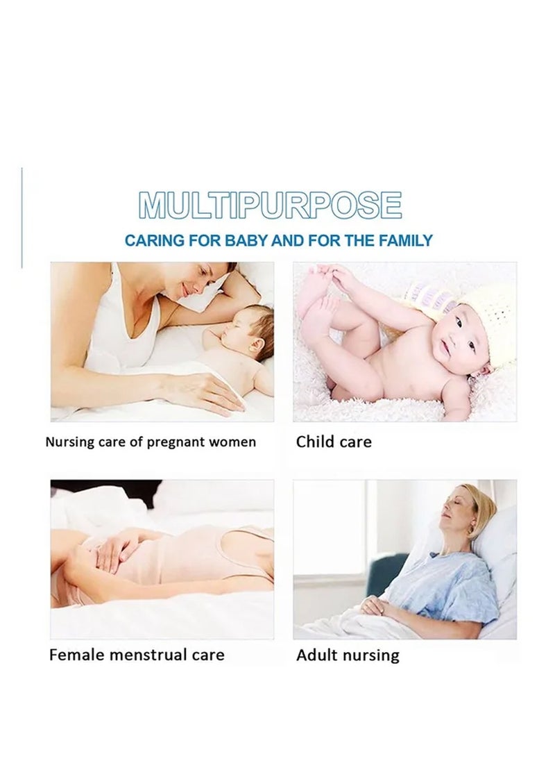 A TO Z A to Z - Disposable Changing Mat size (45cm x 60cm) Large- Premium Quality for Baby Soft Ultra Absorbent Waterproof - Pack of 130 - White  - Image 4