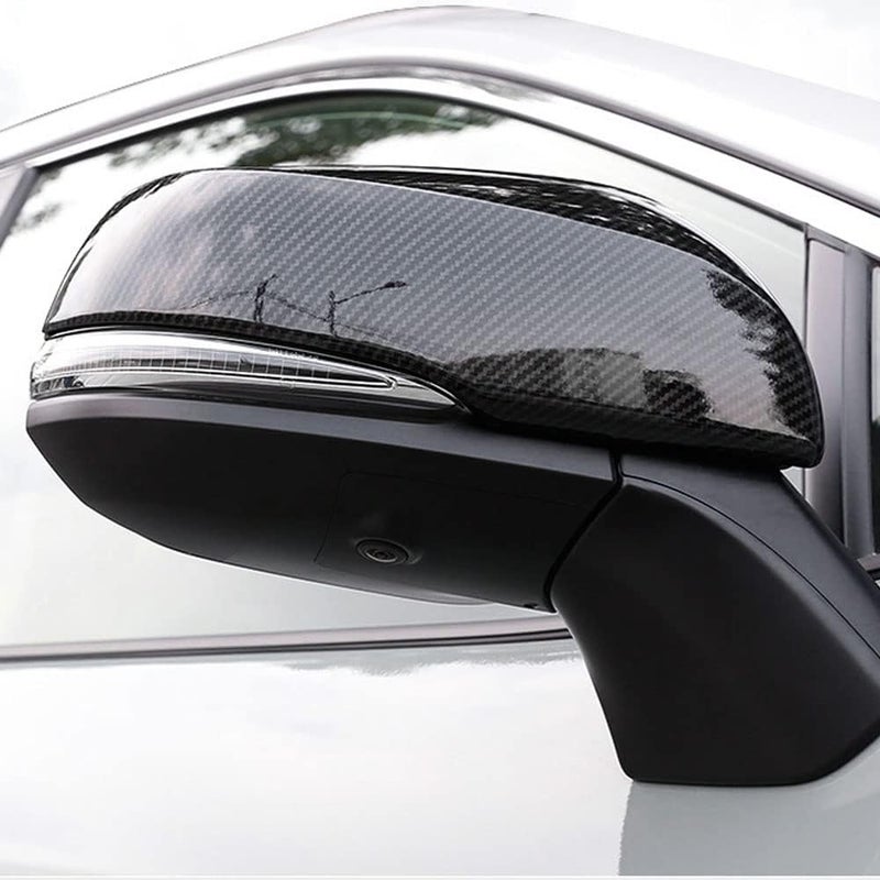 LEXLEY Carbon Fiber Door Mirror Covers for Toyota Highlander 2020-2025 - Image 3