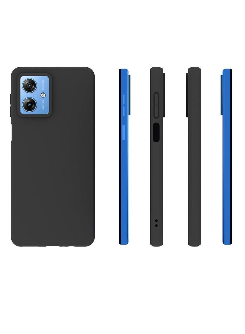 TEAM LUXURY غطاء حماية لهاتف موتورولا موتو G54 5G باللون الأسود - Image 2