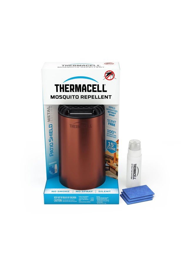 THERMACELL Mosquito Patio Shield Repeller; Includes 12-Hour Refill; Highly Effective Mosquito Repellent for Patio; Bug Spray Alternative; Scent Free; No Candles or Flames  - Image 1