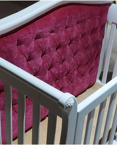 Generic babycotwhite & fushia fabrics  - Image 2