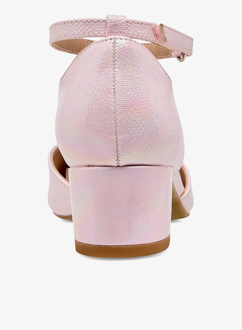 Flora Bella By Shoexpress Flora Bella Girls Block Heel Shoes - Image 5