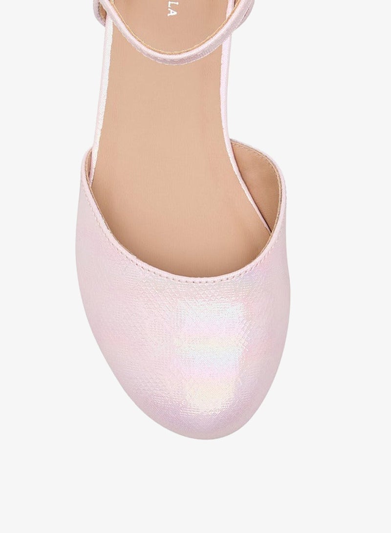 Flora Bella By Shoexpress Flora Bella Girls Block Heel Shoes - Image 4
