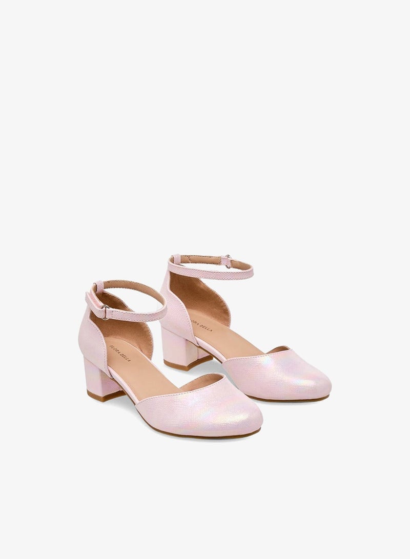 Flora Bella By Shoexpress Flora Bella Girls Block Heel Shoes - Image 2
