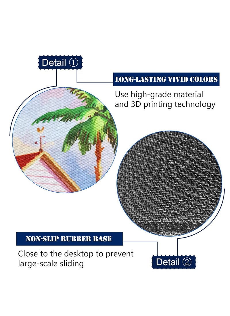 KASTWAVE - Large Mouse Pad, Anime Character Mouse Pad Large Extended Anime Gaming Mousepad Waterproof Non-Slip Rubber Base Stitched Edges Desk Mat for Computer Laptop Office Work and Study, Desk Mat 24 x 14 in - Image 1