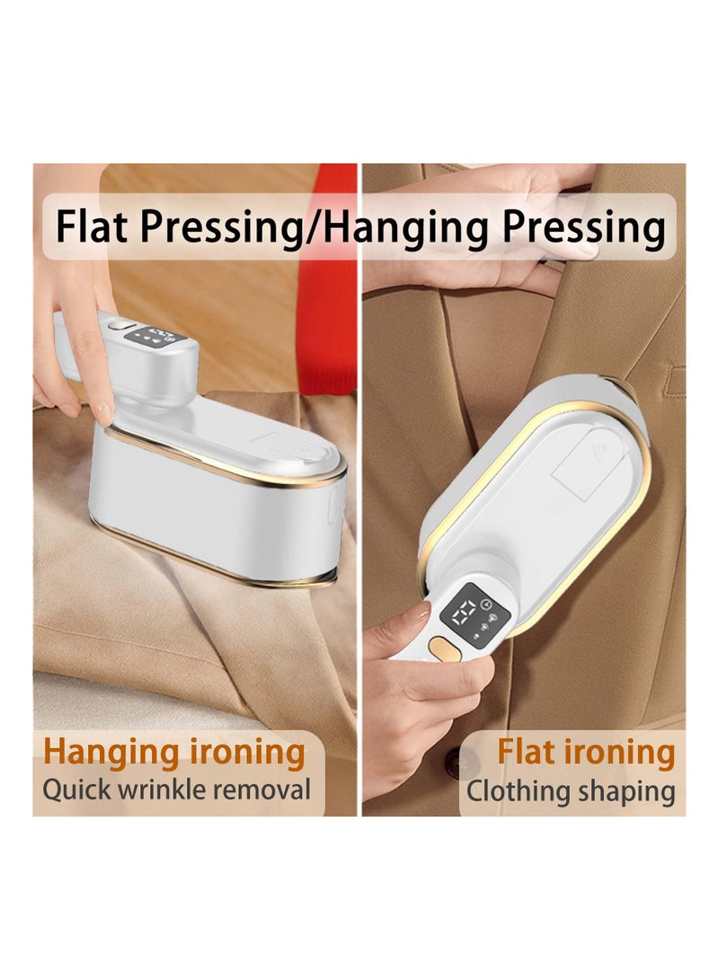 Handheld Size Portable Fabric Clothing Steamers, Travel Steamer Iron for Clothes 1200W, 3 Steam Levels Output, LCD Screen Iron for Home, Travel - Image 4