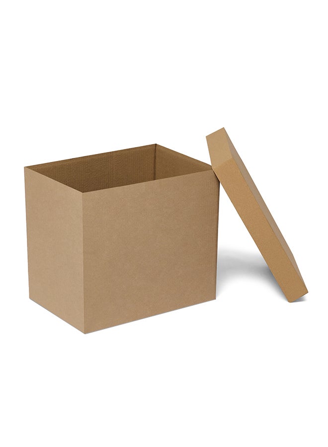 ايست من نون Pack of 10 Corrugated 3ply Cardboard Moving Boxes, Size- 36L x 25W x 32H cm. Multi-Use Brown Boxes for Packaging, Shipping, Storage and Organizing - Image 1