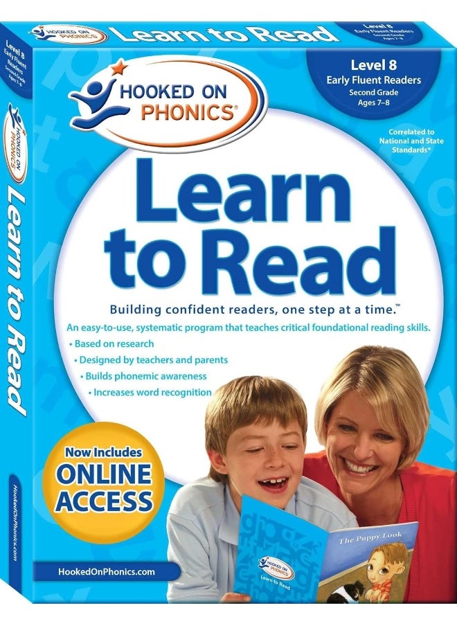 Hooked on Phonics Learn to Read - Level 8, 8: Early Fluent Readers (Second Grade Ages 7-8) 