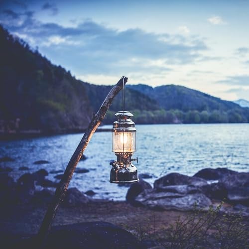 Petromax HK500 Pressurized Lantern, 500 Candlepower with 1 Quart Kerosene Tank for Home, Camping or Emergency Lighting, Hand Assembled High Pressure 400 Watt Lamp, Chrome - Image 2