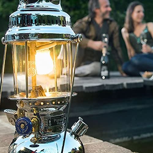 Petromax HK500 Pressurized Lantern, 500 Candlepower with 1 Quart Kerosene Tank for Home, Camping or Emergency Lighting, Hand Assembled High Pressure 400 Watt Lamp, Chrome - Image 5