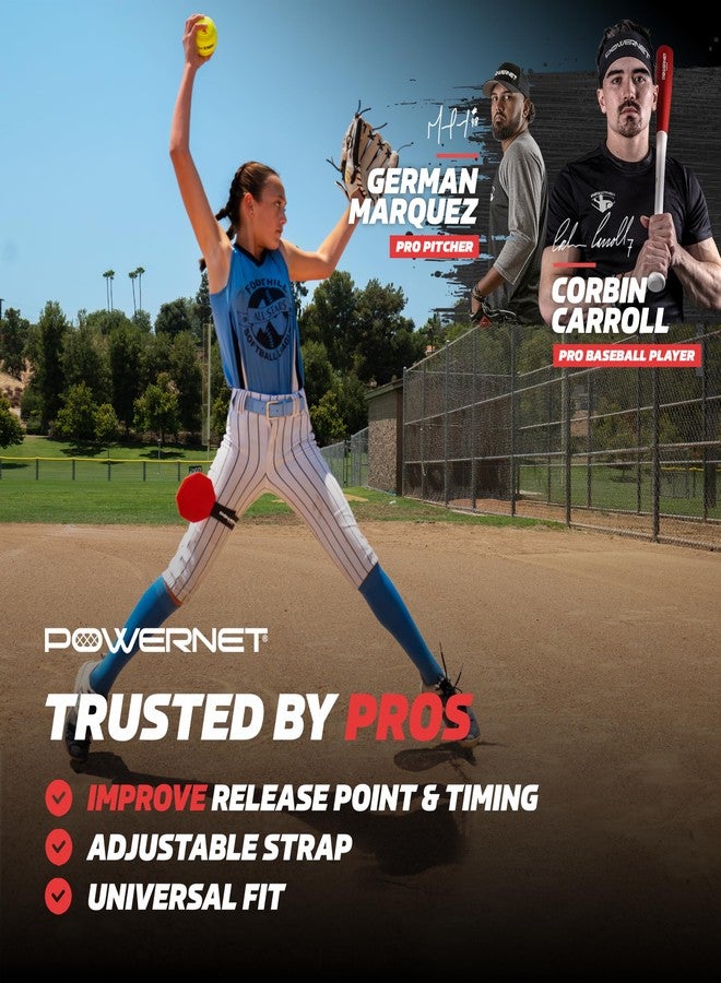 PowerNet Windmill Trainer Softball Pitching Aid | Improves Release Point and Timing | 2 Pack | Instant Feedback - Image 2