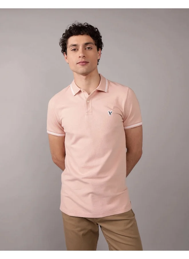 American Eagle AE Slim Fit Pique Polo Shirt
