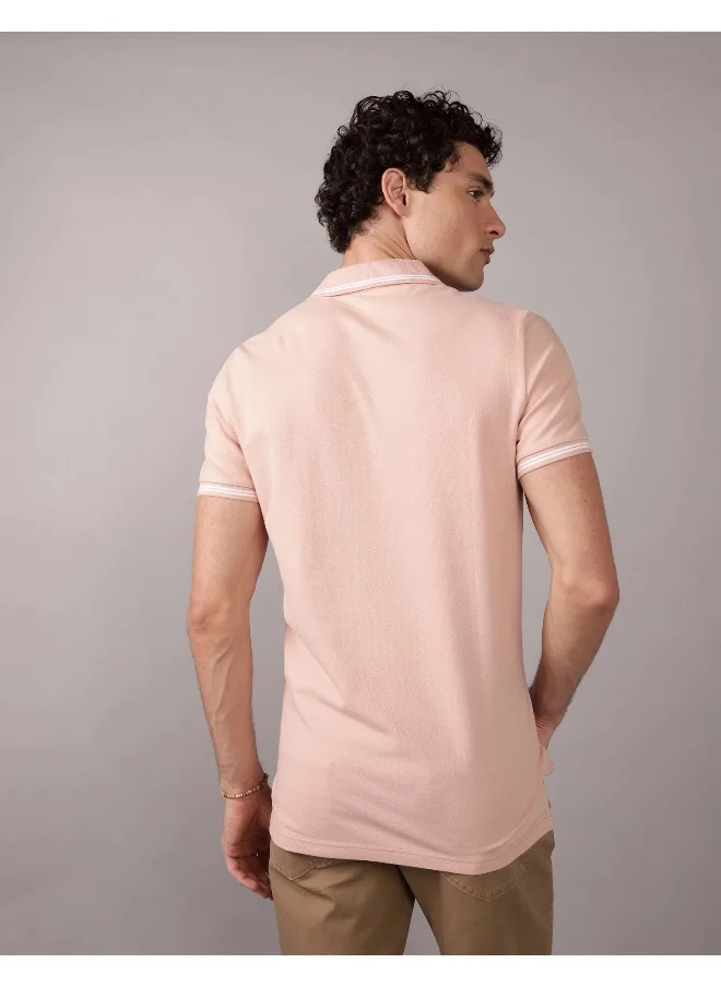 American Eagle AE Slim Fit Pique Polo Shirt
