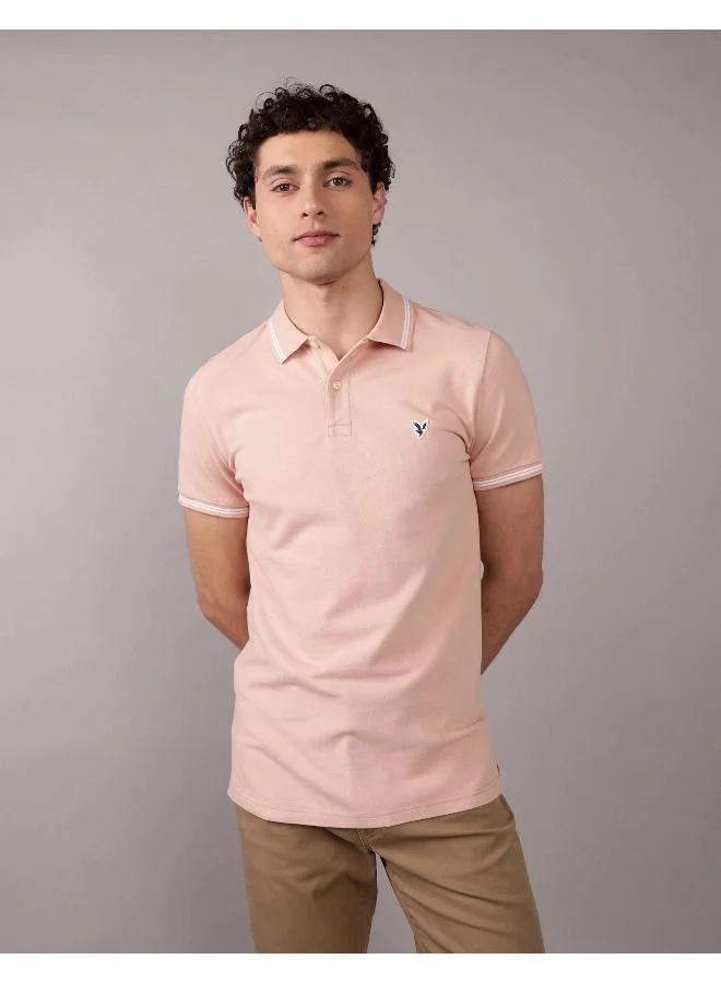 American Eagle AE Slim Fit Pique Polo Shirt
