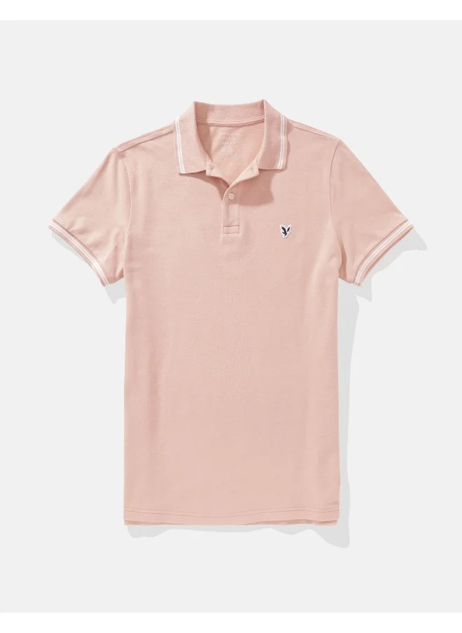 American Eagle AE Slim Fit Pique Polo Shirt