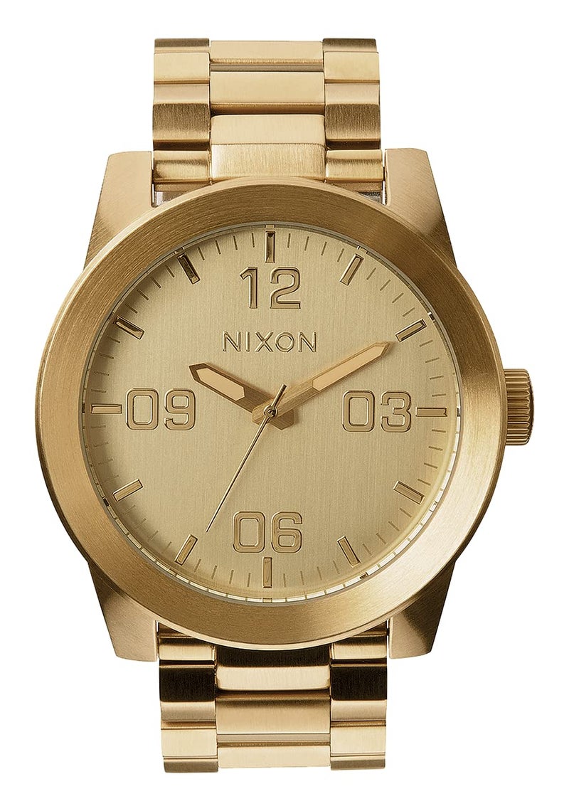NIXON ساعة نيكسيون كوربورال SS A346-100m مقاومة للماء للرجال (وجه ساعة 48 مم، حزام من الفولاذ المقاوم للصدأ 24 مم) - Image 4