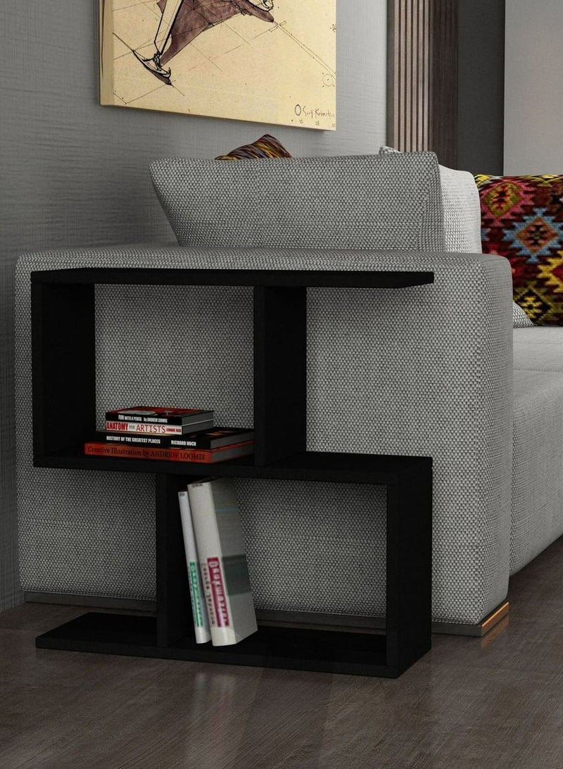 MODERN HOME side and Coffee Table - 60×60×20 Cm - Black - Image 2