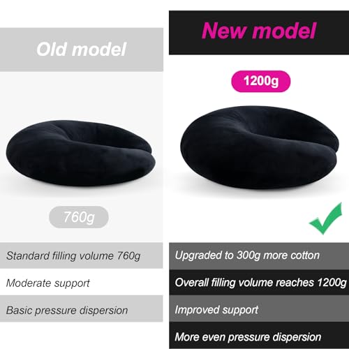 RoamReady BBL Pillow After Surgery for Butt Sleeping Sitting, Driving Donut Hemorrhoid Pillow, Seat Support Hip Cushion, Cotton BBL Post Surgery Recovery Must Haves (Upgraded) - Image 3