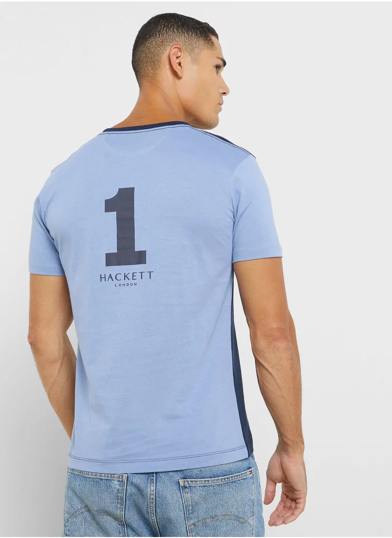 Hackett Logo Crew Neck T-Shirt