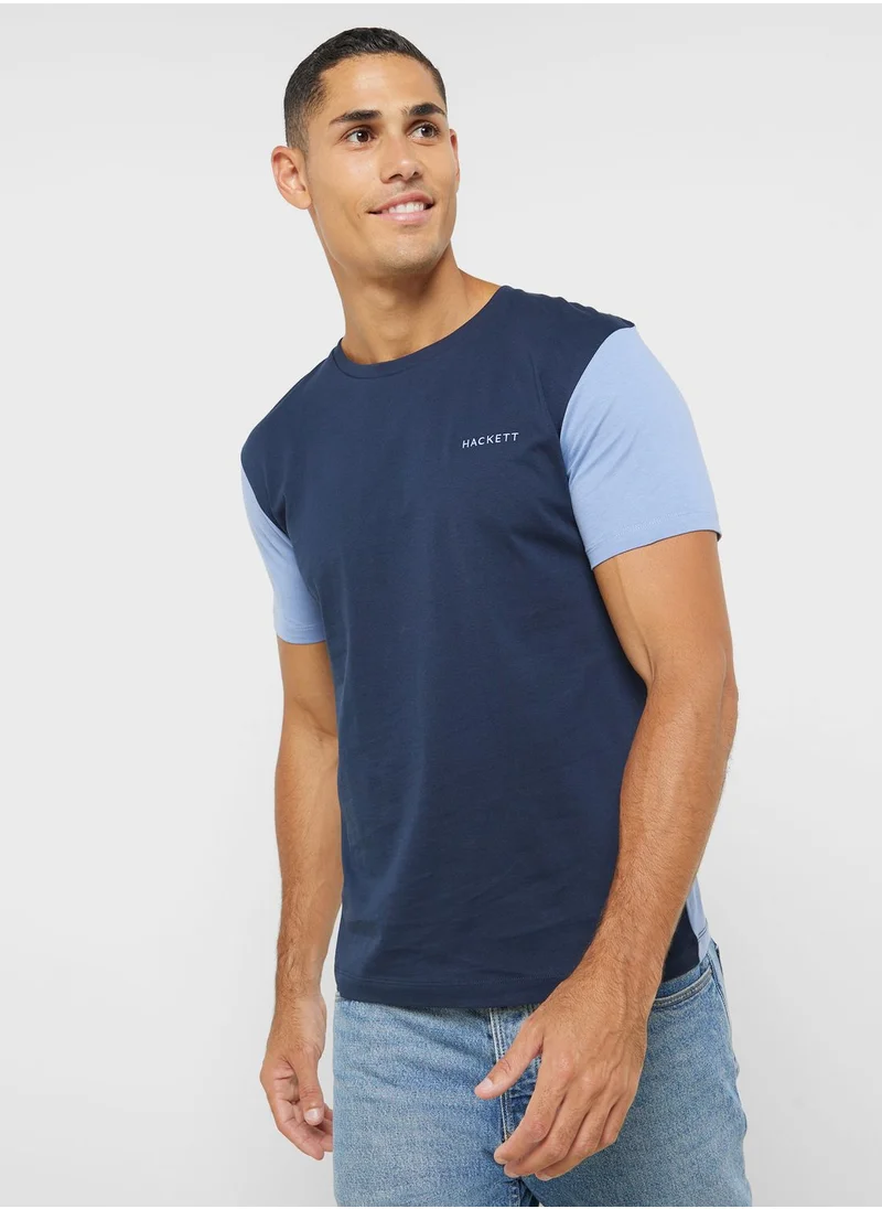 Hackett Logo Crew Neck T-Shirt