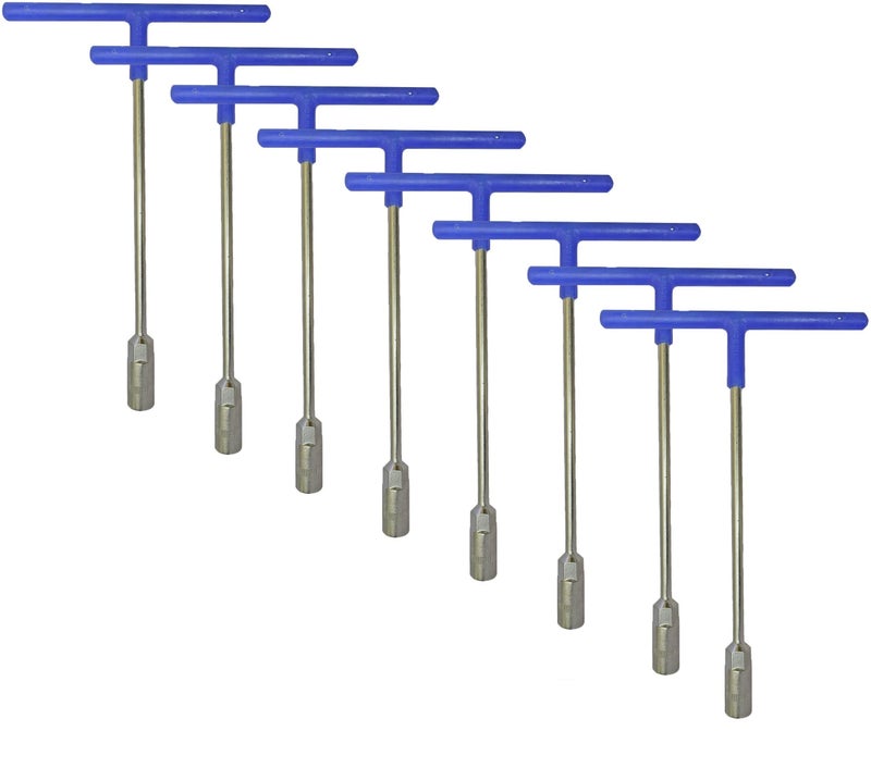 Dumdaar 8Pcs Hex T-Socket T Spanner Set for Automobiles/Bike/Car Repair Tools Kit Socket Set (Pack of 8) - Image 1