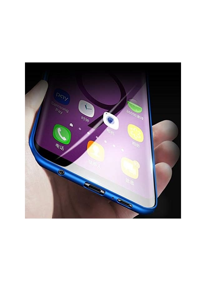 إكس ليفيل حافظة جالاكسي S9، [سلسلة جارديان] حافظة لينة مرنة من مادة البولي يوريثان الحراري رقيقة للغاية للهاتف المحمول غطاء حماية من السيليكون لهاتف 5.8 بوصة - أزرق - Image 2