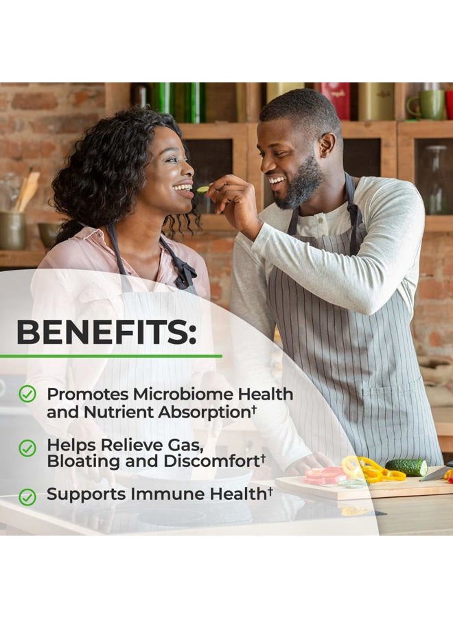 BioSchwartz Daily Probiotic Supplement 40 Billion CFU - Gut Health Complex with Astragalus and Lactobacillus Acidophilus Probiotic for Women and Men - Shelf Stable, with Prebiotics for Digestive Health 120 ct - Image 3