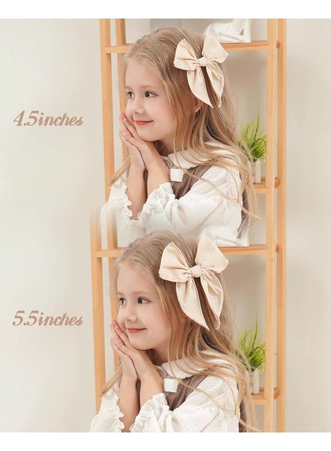 doboi 20PCS Fable Bows 4.5 Inch Hair Bows Clips - Image 4
