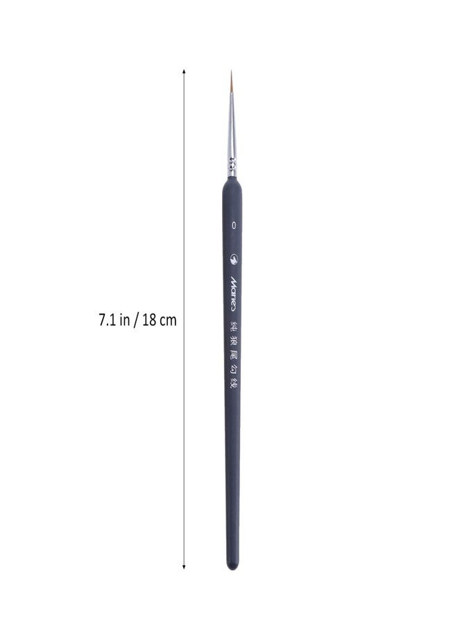 TOYANDONA 3 PCS Wolf Hair Set Detail Art Painting Miniatures Acrylic Watercolor Oil Paint (000 + 00 + 0) As Shown - Image 2