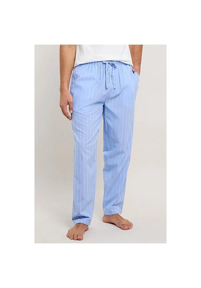 Striped Lounge Pants with Drawstring Waist