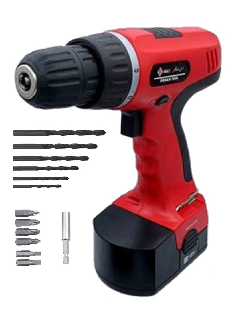 هايماكس مفك دريل مثقاب لاسلكي يشحن على البطارية الداخلية - Image 1