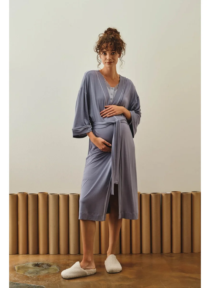 Hays Women's Expectant Mother Modal Dressing Gown