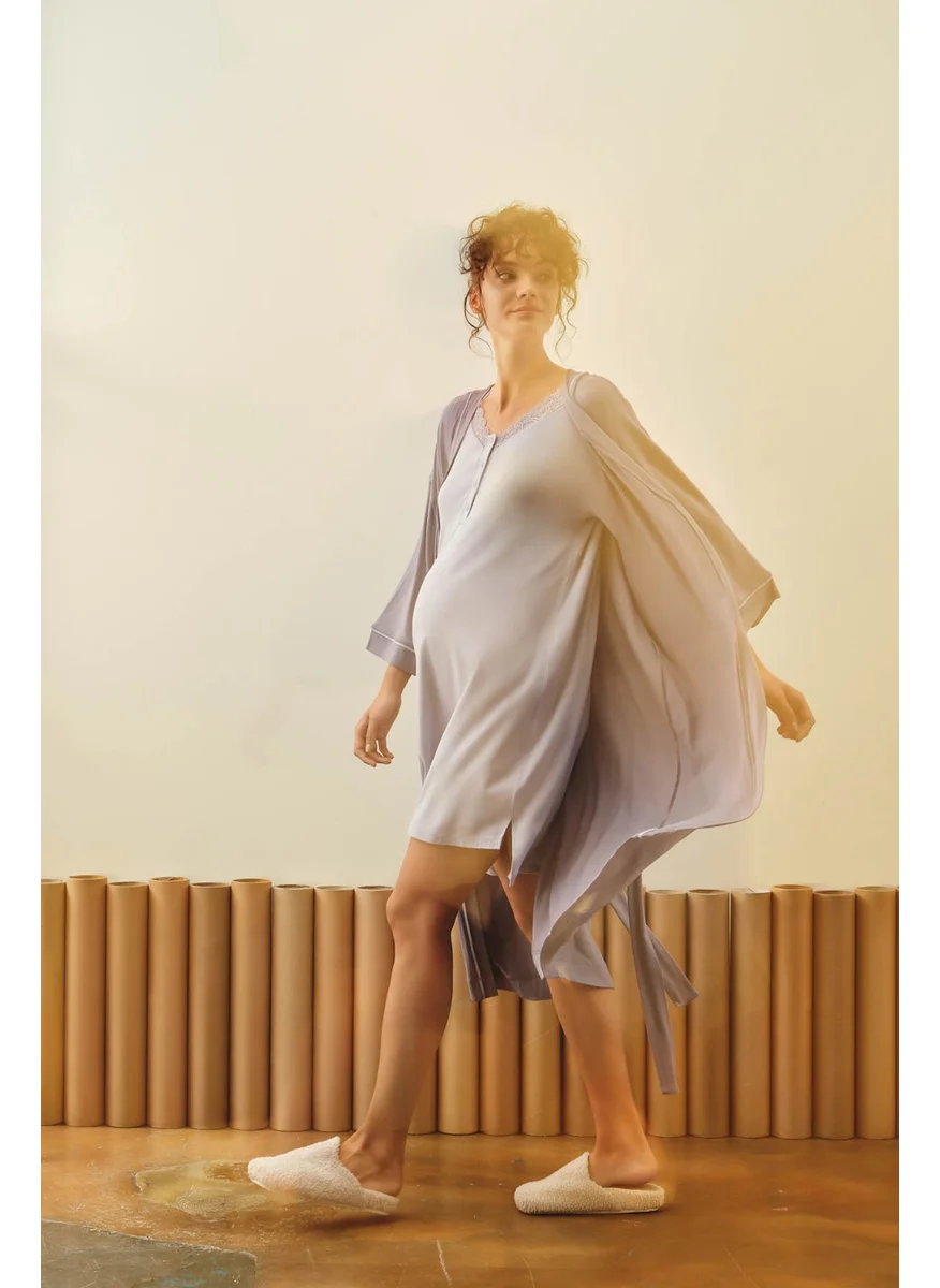 Hays Women's Expectant Mother Modal Dressing Gown