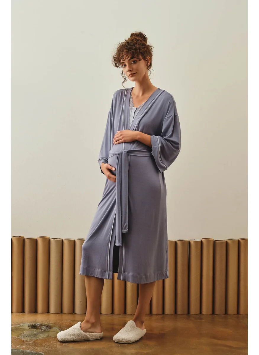 Hays Women's Expectant Mother Modal Dressing Gown
